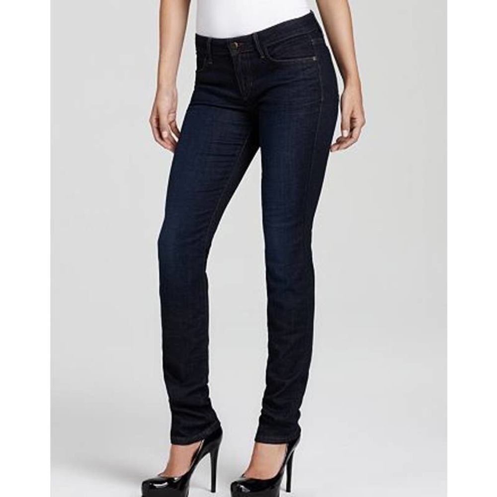 JOE'S JEANS Dark Wash Sequin Patch Skinny Visionaire Jeans Size 25